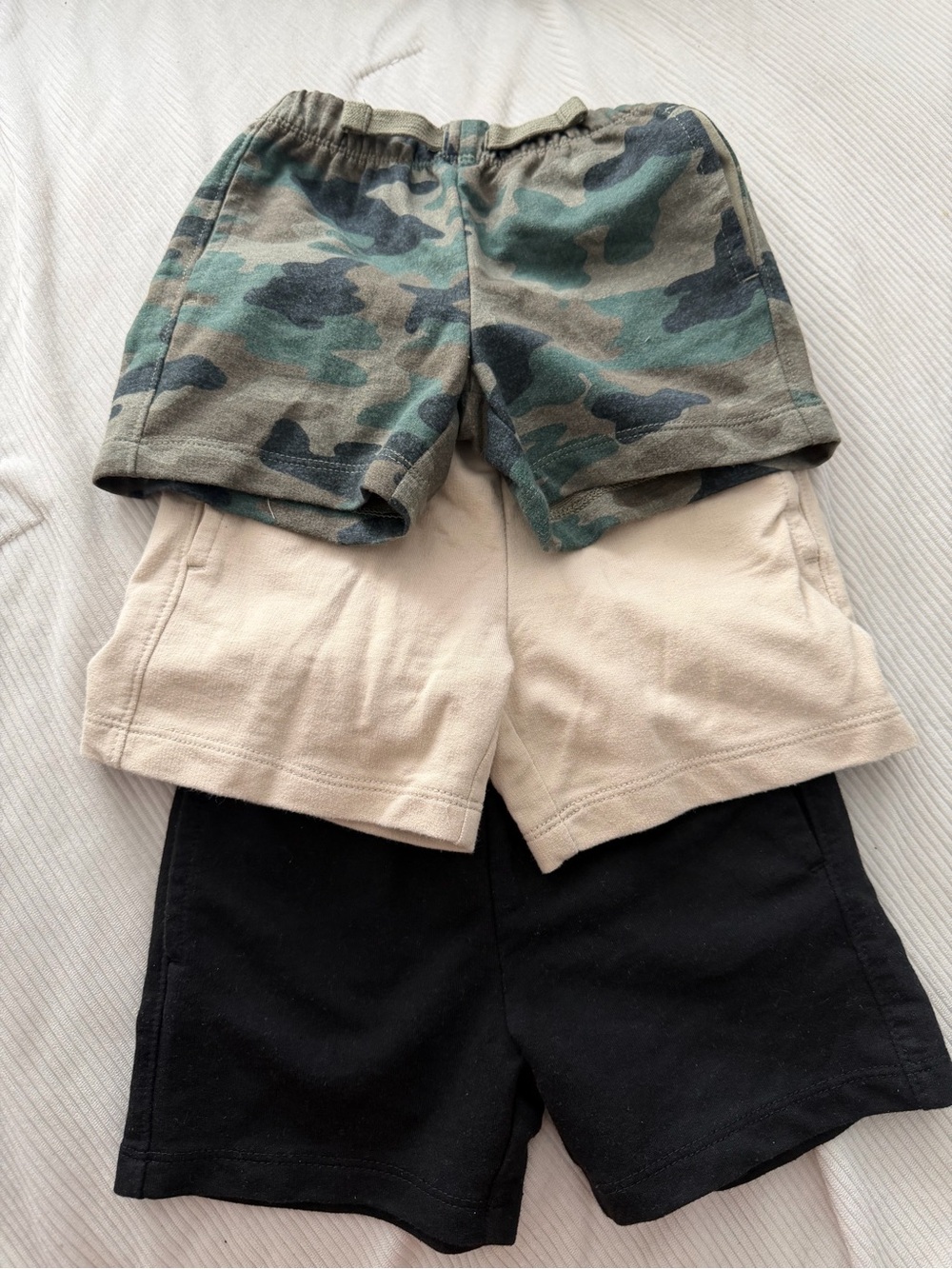 Wonder Nation Toddler Boys French Terry Shorts 3-Pack 2T